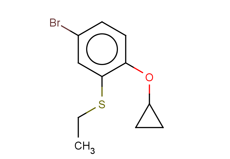 4-bromo-1-cyclopropoxy-2-(ethylsulfanyl)benzene