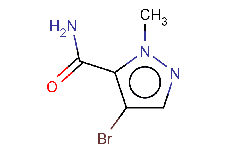 4-bromo-1-methyl-1H-pyrazole-5-carboxamide