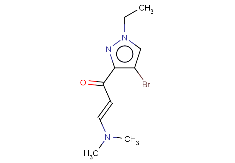 (2E)-1-(4-bromo-1-ethyl-1H-pyrazol-3-yl)-3-(dimethylamino)prop-2-en-1-one