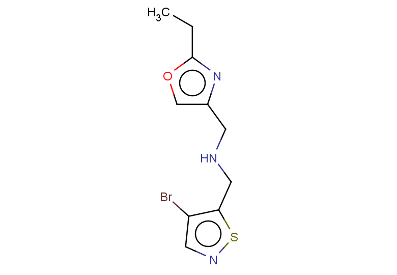 [(4-bromo-1,2-thiazol-5-yl)methyl][(2-ethyl-1,3-oxazol-4-yl)methyl]amine