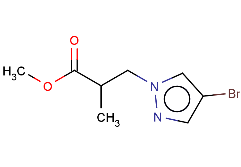 methyl 3-(4-bromo-1H-pyrazol-1-yl)-2-methylpropanoate