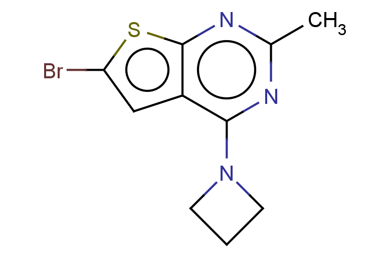 1-{6-bromo-2-methylthieno[2,3-d]pyrimidin-4-yl}azetidine