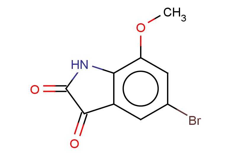 5-bromo-7-methoxy-2,3-dihydro-1H-indole-2,3-dione