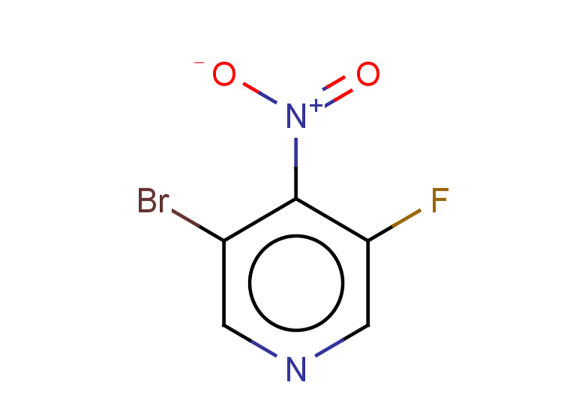 3-bromo-5-fluoro-4-nitropyridine