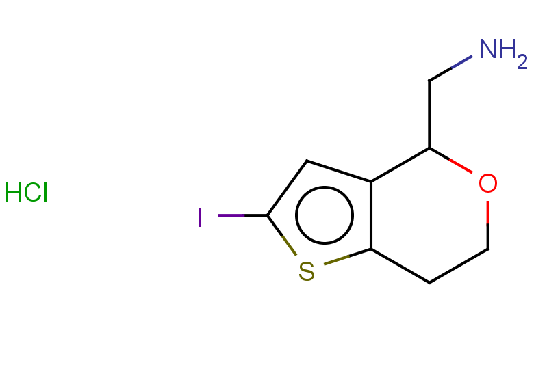 1-{2-iodo-4H,6H,7H-thieno[3,2-c]pyran-4-yl}methanamine hydrochloride