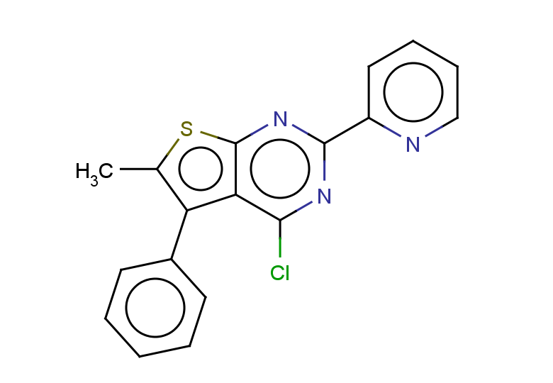 2-{4-chloro-6-methyl-5-phenylthieno[2,3-d]pyrimidin-2-yl}pyridine