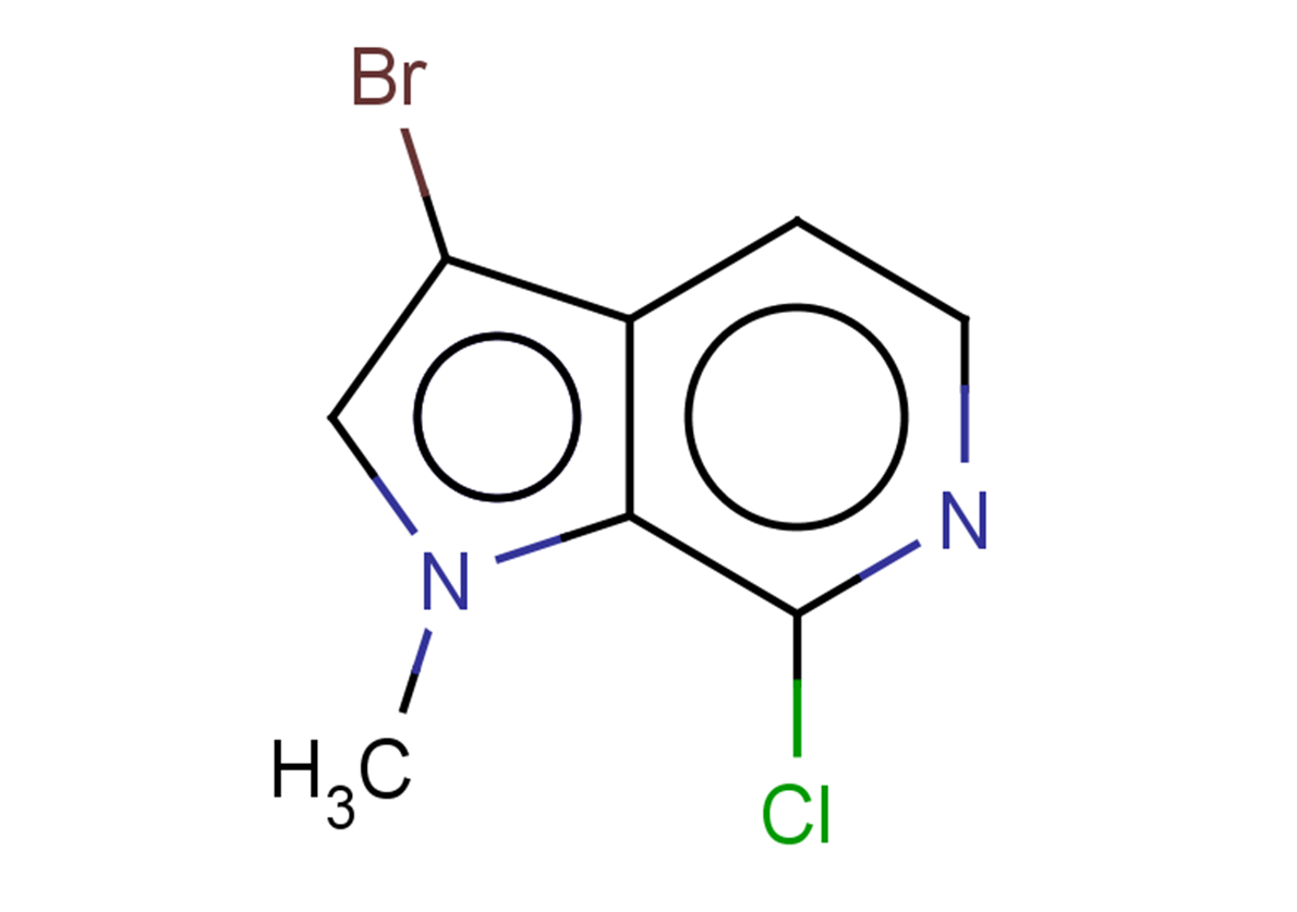 3-bromo-7-chloro-1-methyl-1H-pyrrolo[2,3-c]pyridine