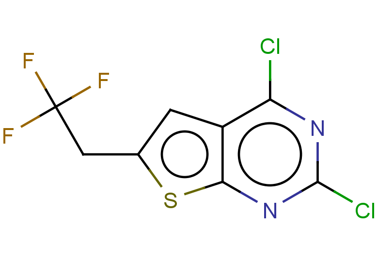 2,4-dichloro-6-(2,2,2-trifluoroethyl)thieno[2,3-d]pyrimidine