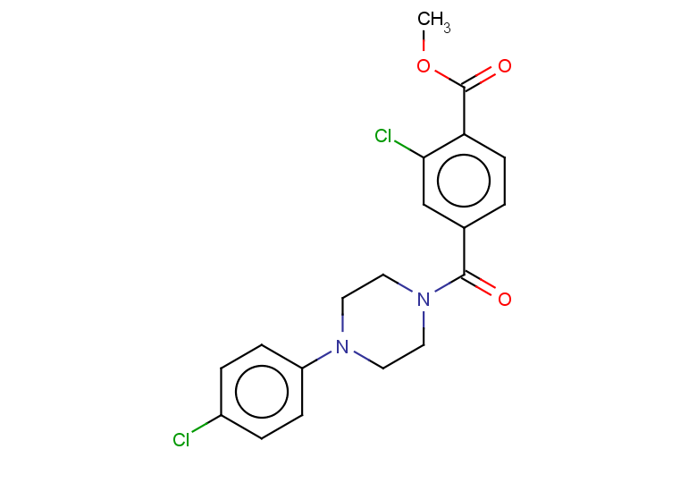 methyl 2-chloro-4-{[4-(4-chlorophenyl)piperazin-1-yl]carbonyl}benzoate
