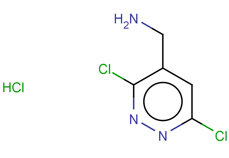 (3,6-dichloropyridazin-4-yl)methanamine hydrochloride