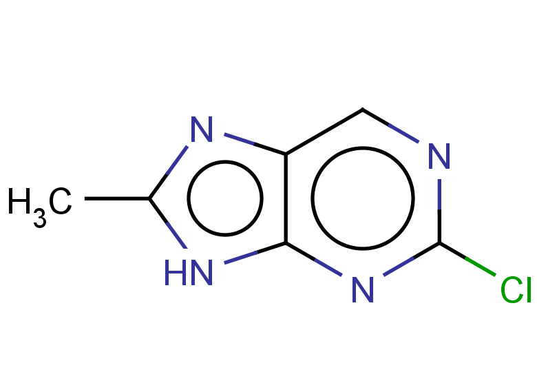 2-chloro-8-methyl-9H-purine