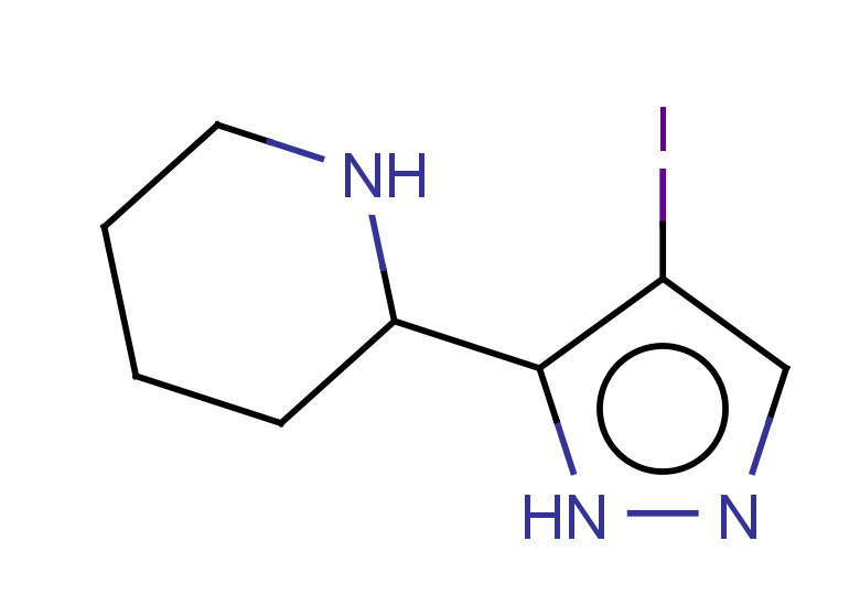 2-(4-iodo-1H-pyrazol-5-yl)piperidine