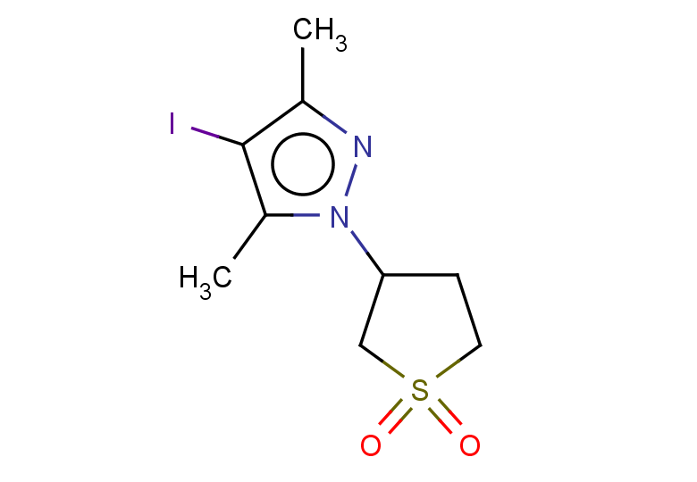 3-(4-iodo-3,5-dimethyl-1H-pyrazol-1-yl)-1lambda6-thiolane-1,1-dione