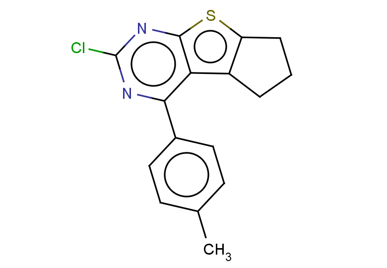 10-chloro-12-(4-methylphenyl)-7-thia-9,11-diazatricyclo[6.4.0.0,2,6]dodeca-1(12),2(6),8,10-tetraene