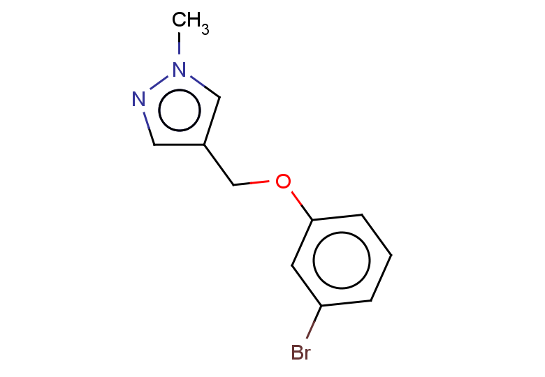 4-(3-bromophenoxymethyl)-1-methyl-1H-pyrazole