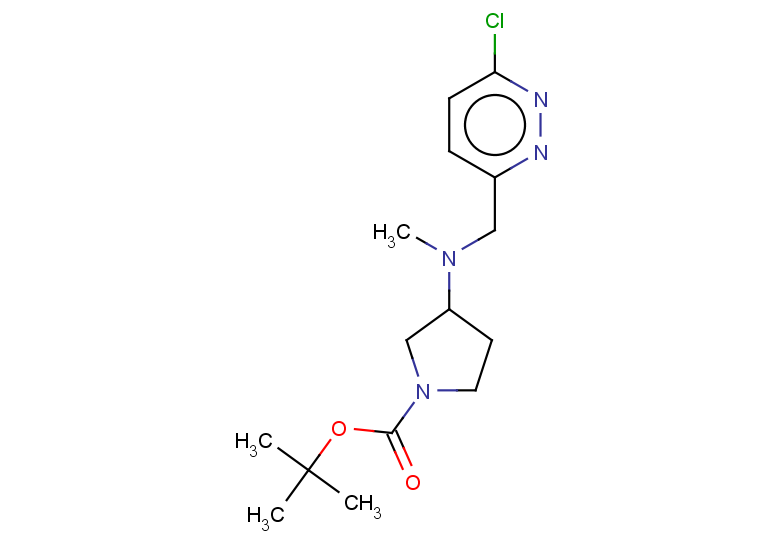 tert-butyl 3-{[(6-chloropyridazin-3-yl)methyl](methyl)amino}pyrrolidine-1-carboxylate