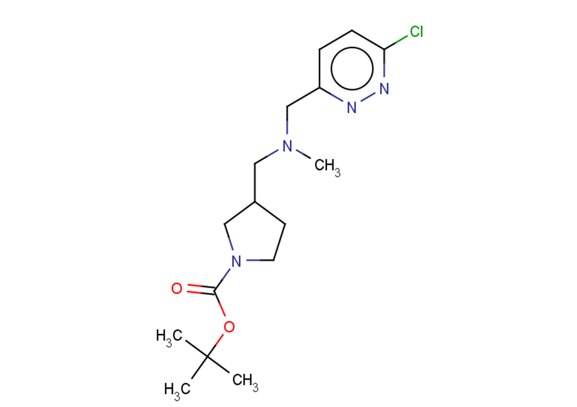 tert-butyl 3-({[(6-chloropyridazin-3-yl)methyl](methyl)amino}methyl)pyrrolidine-1-carboxylate