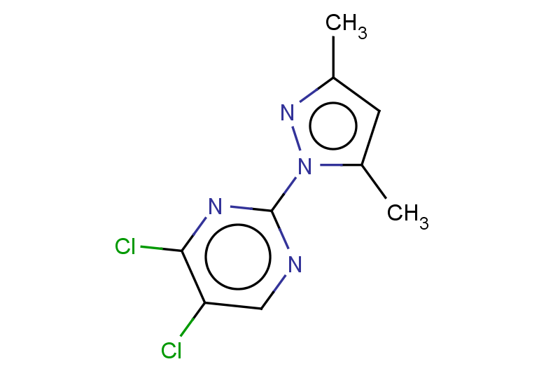 4,5-dichloro-2-(3,5-dimethyl-1H-pyrazol-1-yl)pyrimidine