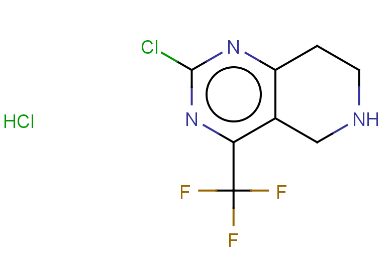 2-chloro-4-(trifluoromethyl)-5H,6H,7H,8H-pyrido[4,3-d]pyrimidine hydrochloride