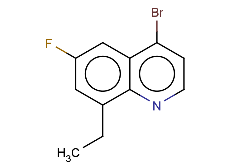 4-bromo-8-ethyl-6-fluoroquinoline
