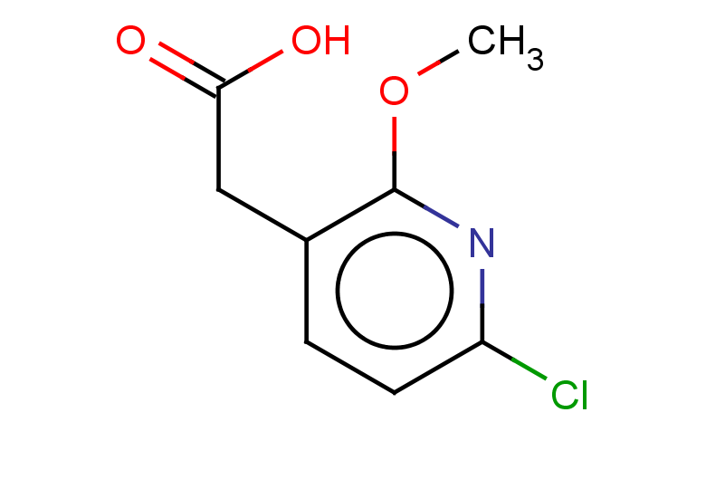 2-(6-chloro-2-methoxypyridin-3-yl)acetic acid