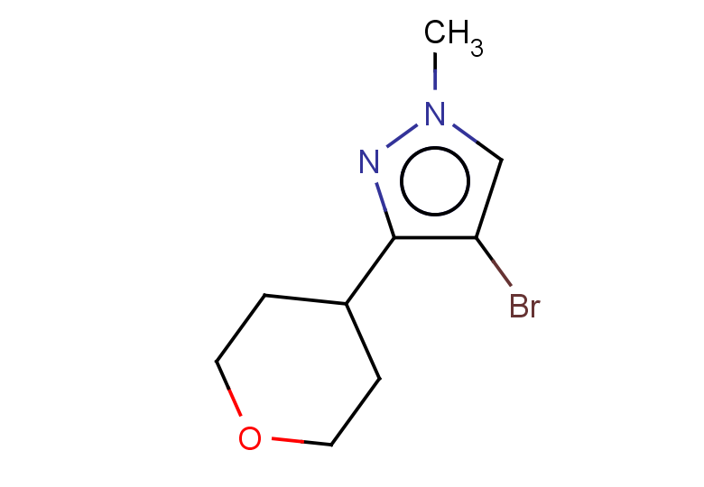 4-bromo-1-methyl-3-(oxan-4-yl)-1H-pyrazole