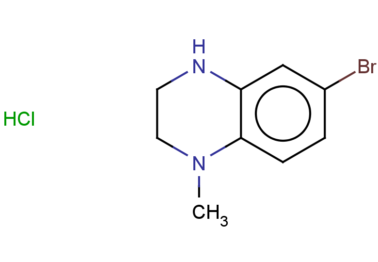 6-bromo-1-methyl-1,2,3,4-tetrahydroquinoxaline hydrochloride