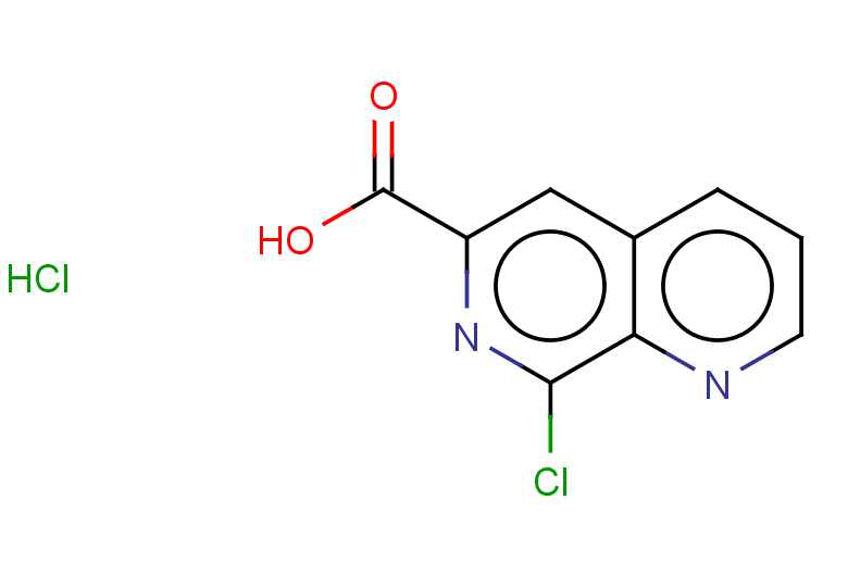 8-chloro-1,7-naphthyridine-6-carboxylic acid hydrochloride