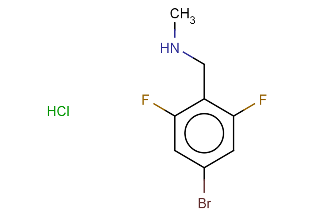 [(4-bromo-2,6-difluorophenyl)methyl](methyl)amine hydrochloride