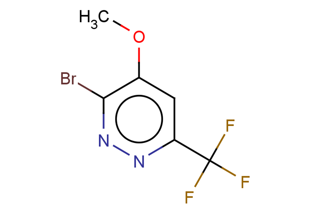 3-bromo-4-methoxy-6-(trifluoromethyl)pyridazine