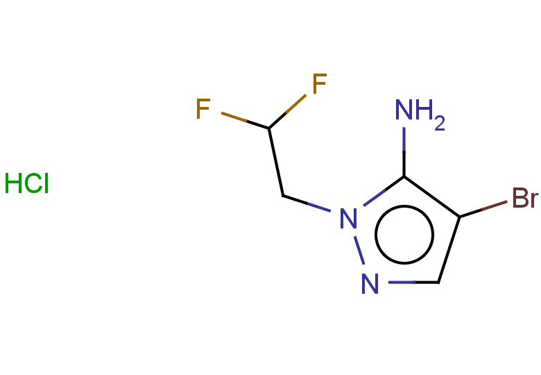 4-bromo-1-(2,2-difluoroethyl)-1H-pyrazol-5-amine hydrochloride