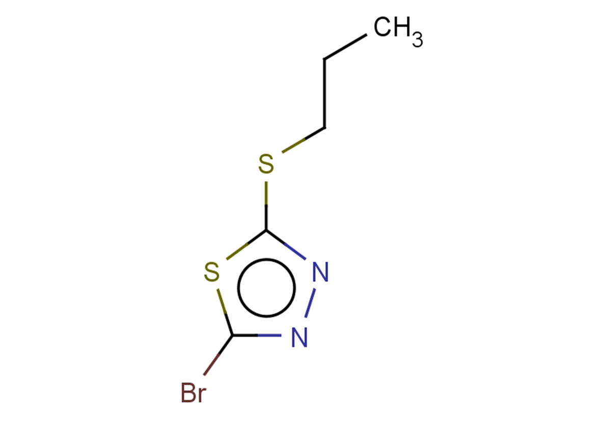 2-bromo-5-(propylsulfanyl)-1,3,4-thiadiazole