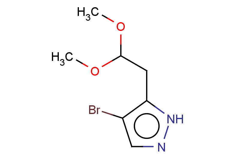 4-bromo-5-(2,2-dimethoxyethyl)-1H-pyrazole