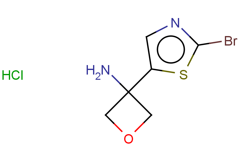 3-(2-bromo-1,3-thiazol-5-yl)oxetan-3-amine hydrochloride