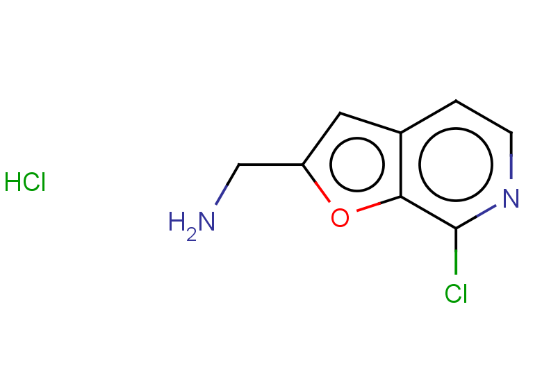 {7-chlorofuro[2,3-c]pyridin-2-yl}methanamine hydrochloride