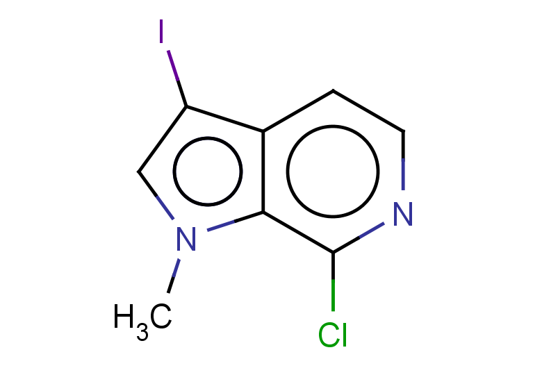 7-chloro-3-iodo-1-methyl-1H-pyrrolo[2,3-c]pyridine