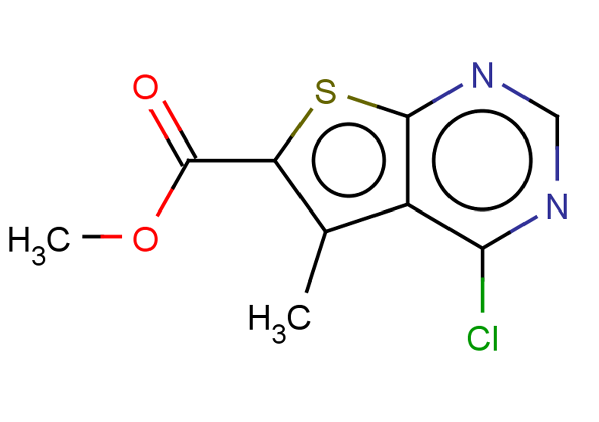 METHYL 4-CHLORO-5-METHYLTHIENO[2,3-D]PYRIMIDINE-6-CARBOXYLATE