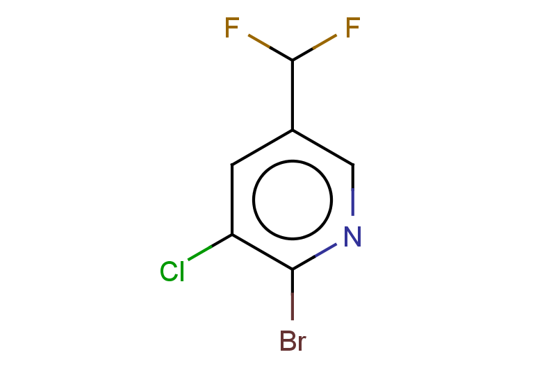 2-bromo-3-chloro-5-(difluoromethyl)pyridine