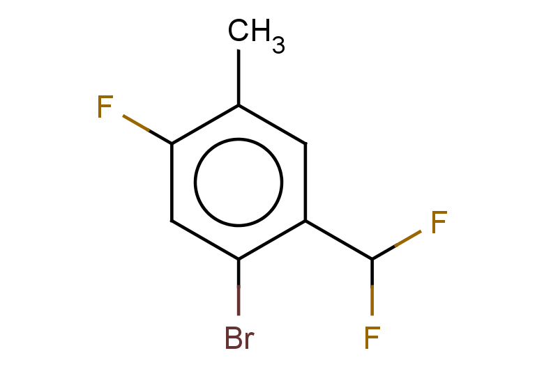1-bromo-2-(difluoromethyl)-5-fluoro-4-methylbenzene