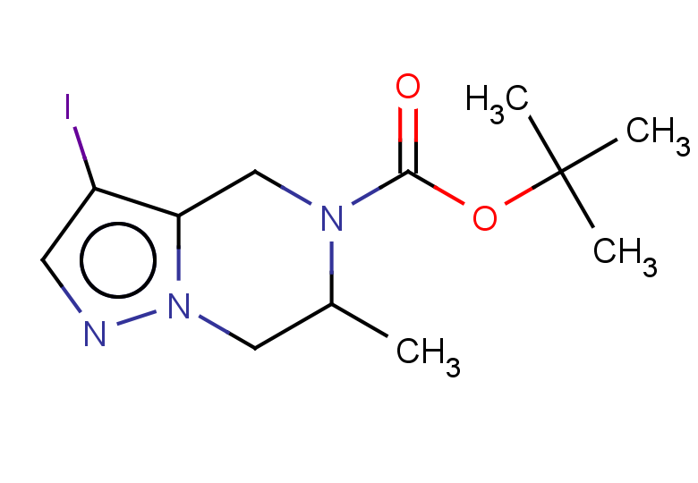 tert-butyl 3-iodo-6-methyl-4H,5H,6H,7H-pyrazolo[1,5-a]pyrazine-5-carboxylate