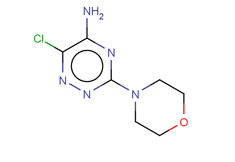 6-chloro-3-(morpholin-4-yl)-1,2,4-triazin-5-amine