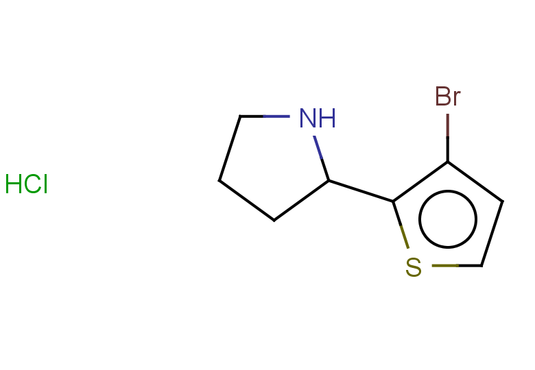 2-(3-bromothiophen-2-yl)pyrrolidine hydrochloride