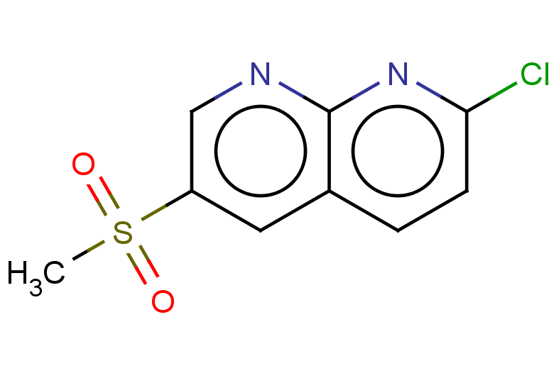 2-chloro-6-methanesulfonyl-1,8-naphthyridine