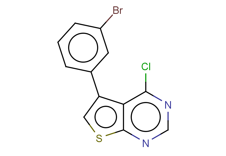 5-(3-bromophenyl)-4-chlorothieno[2,3-d]pyrimidine
