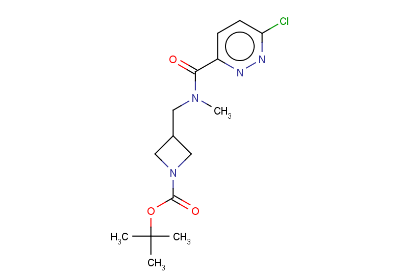 tert-butyl 3-{[1-(6-chloropyridazin-3-yl)-N-methylformamido]methyl}azetidine-1-carboxylate