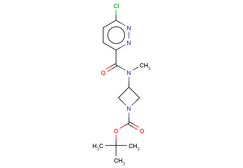 tert-butyl 3-(N-methyl6-chloropyridazine-3-amido)azetidine-1-carboxylate