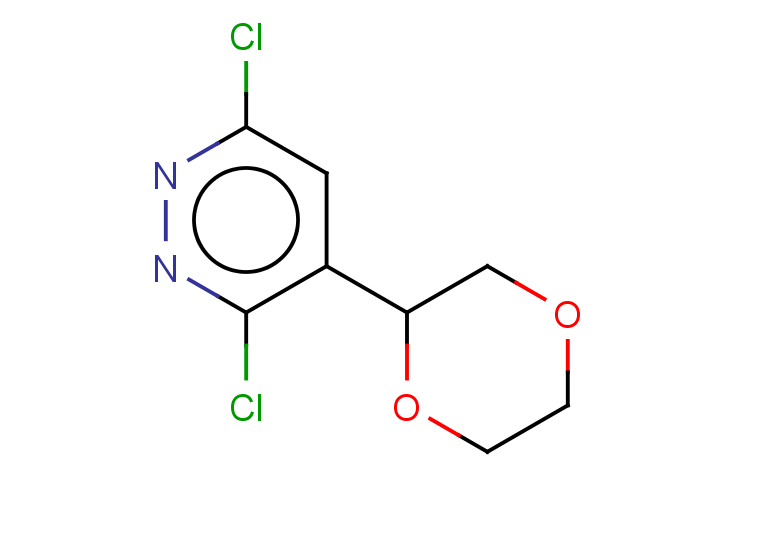 3,6-dichloro-4-(1,4-dioxan-2-yl)pyridazine
