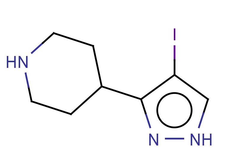 4-(4-iodo-1H-pyrazol-3-yl)piperidine