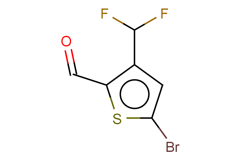 5-bromo-3-(difluoromethyl)thiophene-2-carbaldehyde