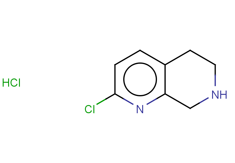 2-chloro-5,6,7,8-tetrahydro-1,7-naphthyridine hydrochloride